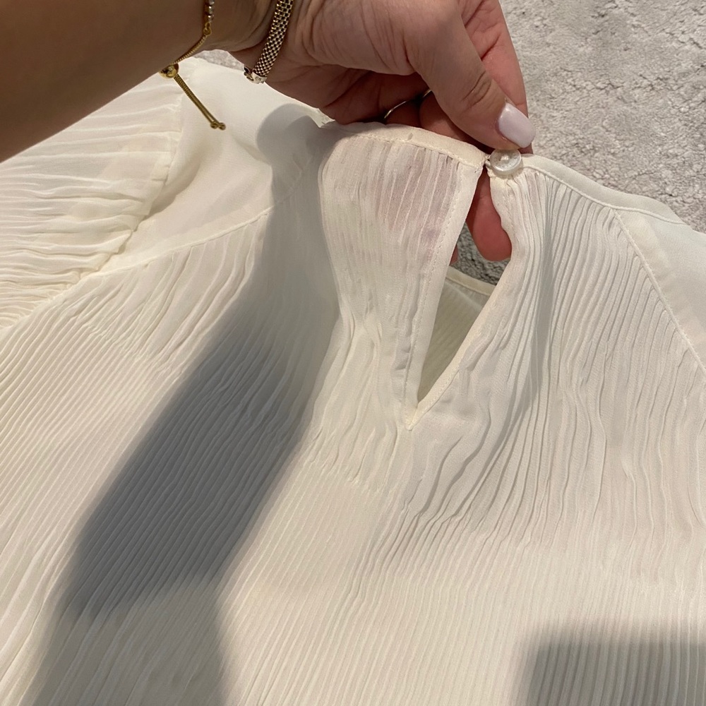 White / cream express shirt - Picture 8 of 10